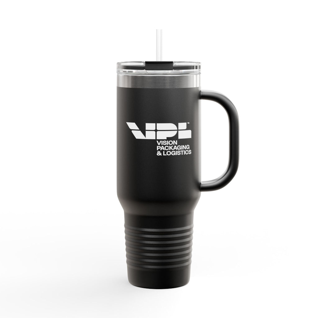 40oz Insulated Travel Mug — Vision Packaging & Logistics Logo Tumbler